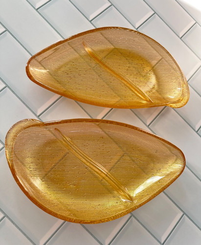 Divided serving glass dishes - divided,